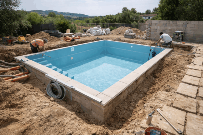 Instalacion de piscina